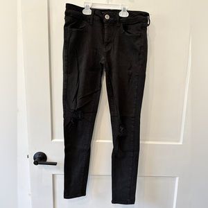 American eagle black jeggings